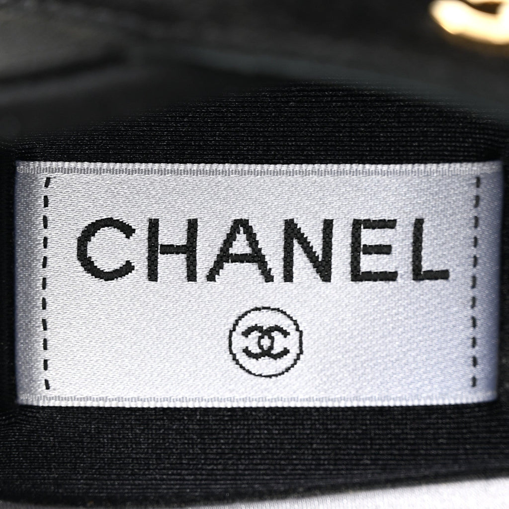 Chanel Velvet Calfskin Mixed Fibers CC Sneakers 35.5 Black