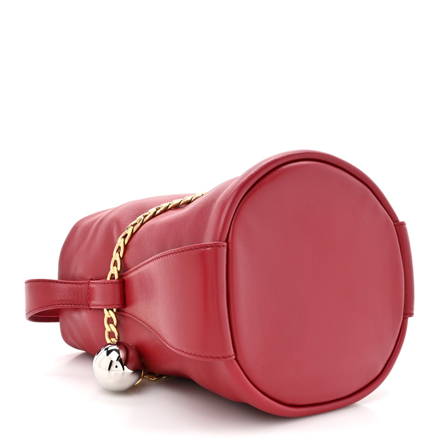 Prada Nappa Petit Sac Mini Bucket Bag Ciliegia