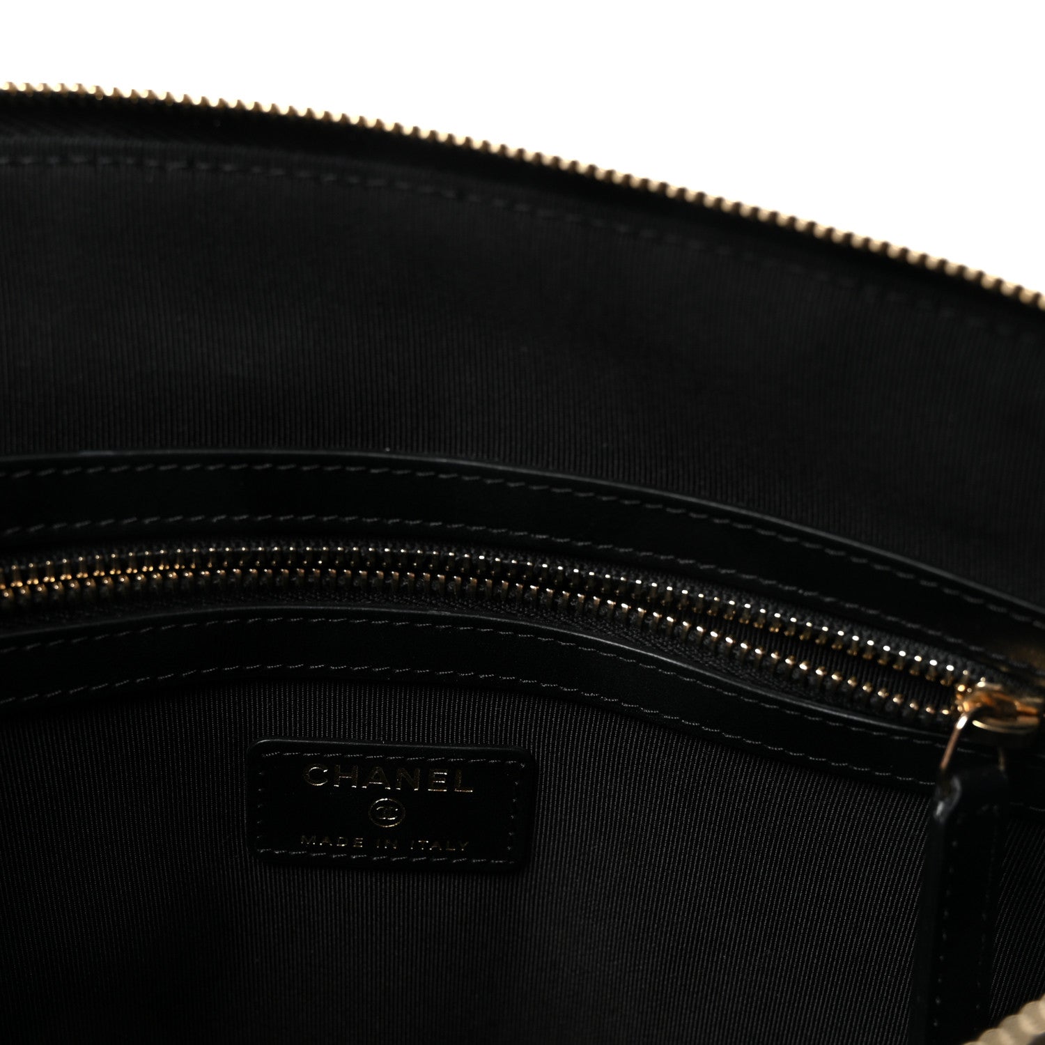 Lambskin Metallic Calfskin Quilted Crocodile Embossed Clutch 2.55 Reissue Cosmetic Case Gold