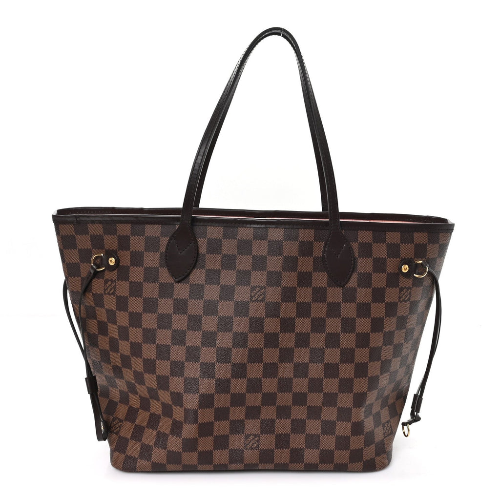 Louis Vuitton Damier Ebene Neo Neverfull MM Rose Ballerine