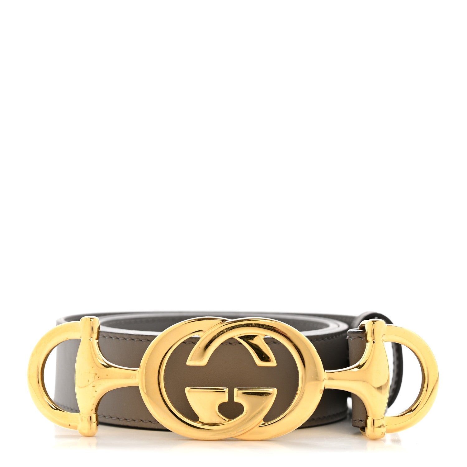 Gucci Calfskin Zumi 30mm Belt 75 30 Dusty Grey