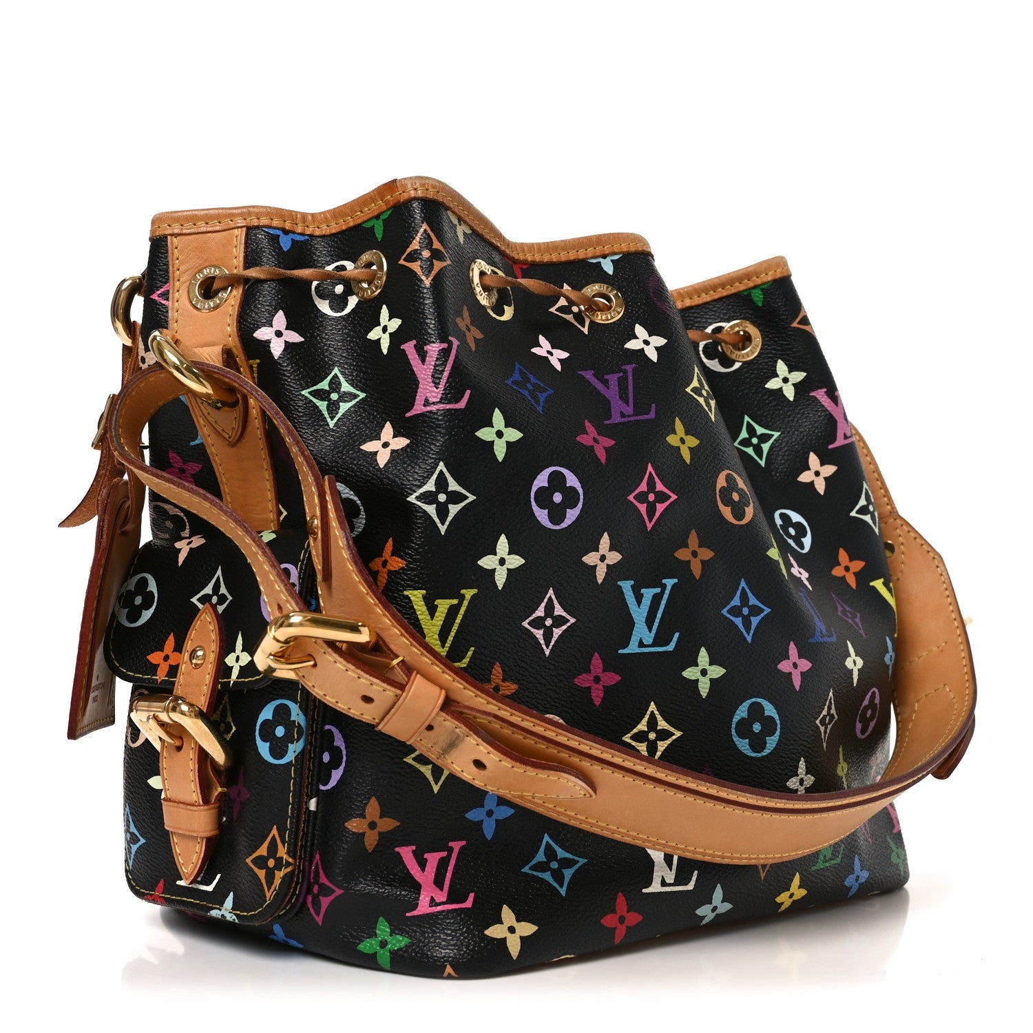 Louis Vuitton Monogram Multicolor Petit Noe Black