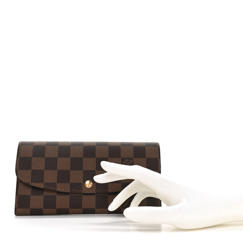Louis Vuitton Damier Ebene Emilie Wallet