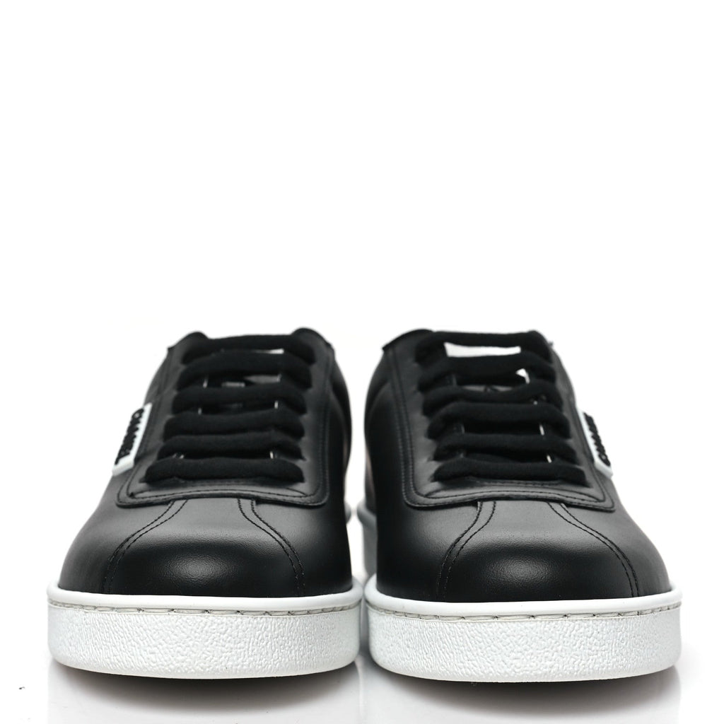 Calfskin CC Womens Sneakers 36.5 Black