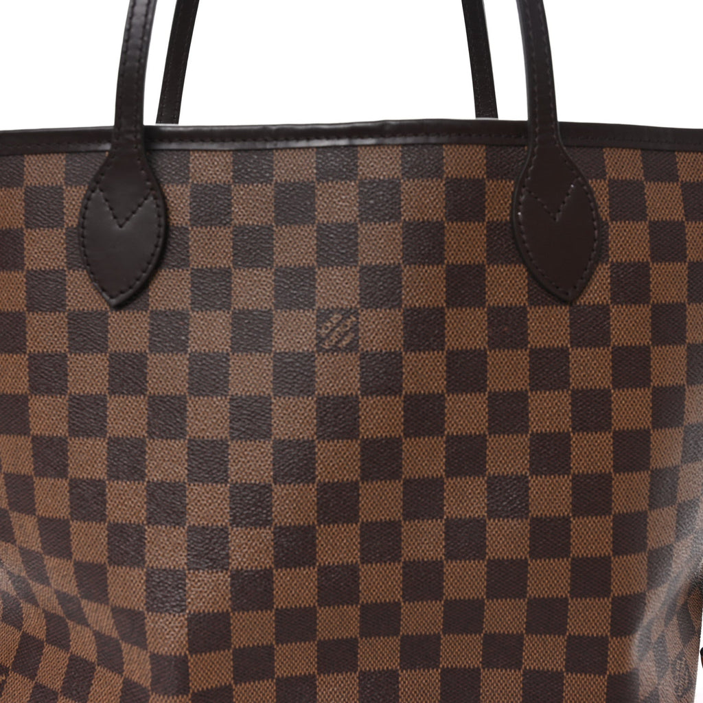 Louis Vuitton Damier Ebene Neo Neverfull MM Rose Ballerine