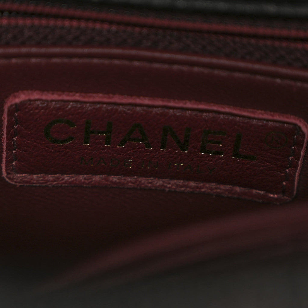 Chanel Caviar Quilted Mini Coco Handle Flap Black