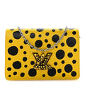 Louis Vuitton LV x YK Epi Infinity Dots Twist Belt Chain Wallet Yellow Black