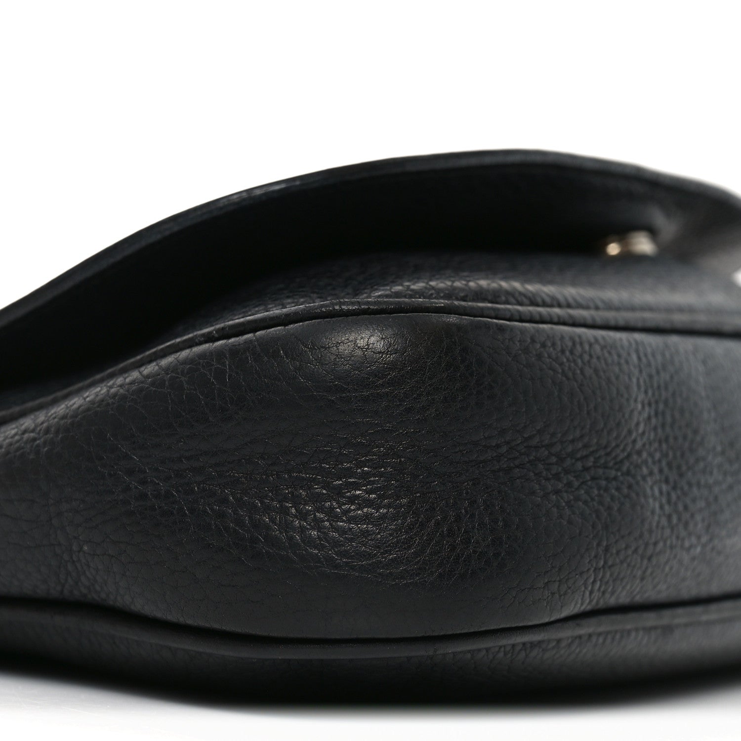 Gucci Pebbled Calfskin Medium Soho Flap Crossbody Black