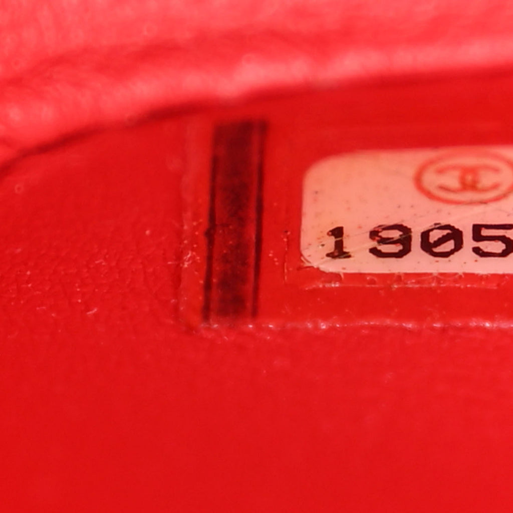 Chanel Alligator Jumbo Double Flap Red