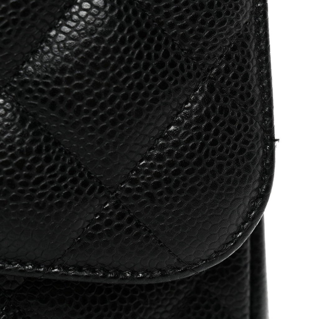Chanel Caviar Quilted Jumbo Double Flap Black