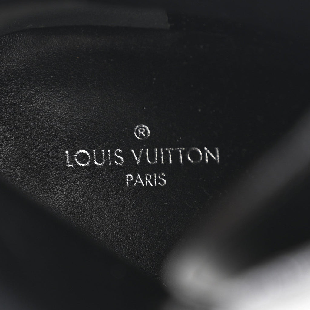 Louis Vuitton Calfskin Monogram Star Trail Ankle Boots 41 Black
