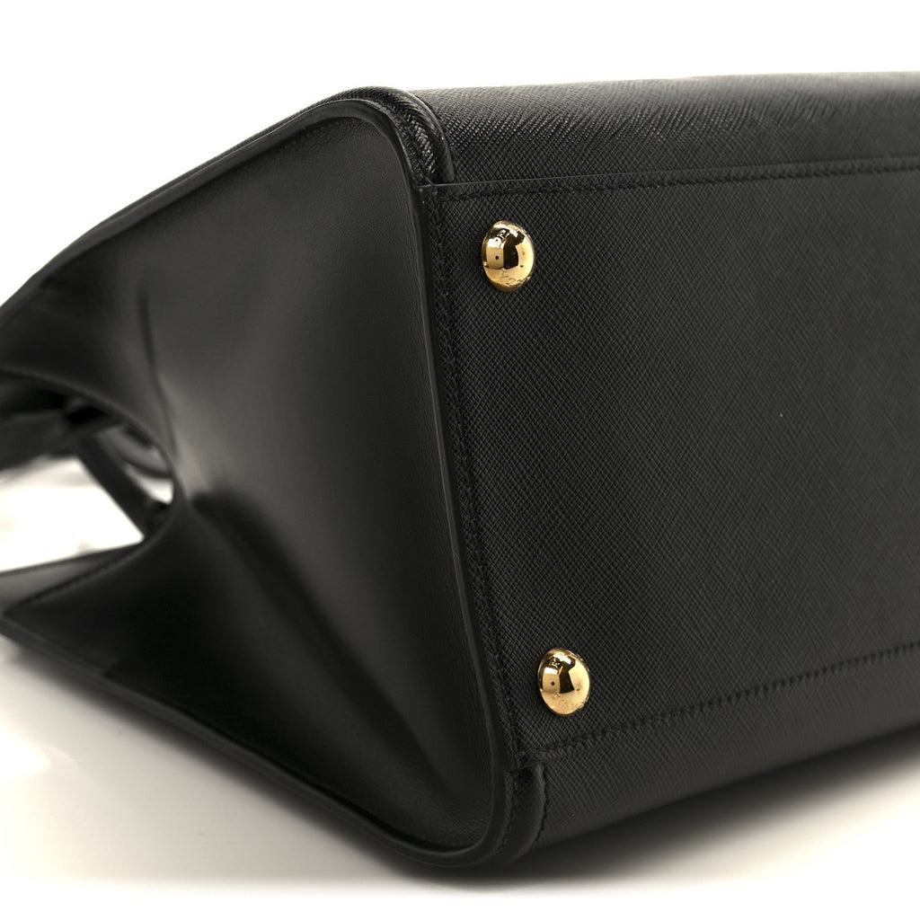 Prada Saffiano Soft Calfskin Tote Black