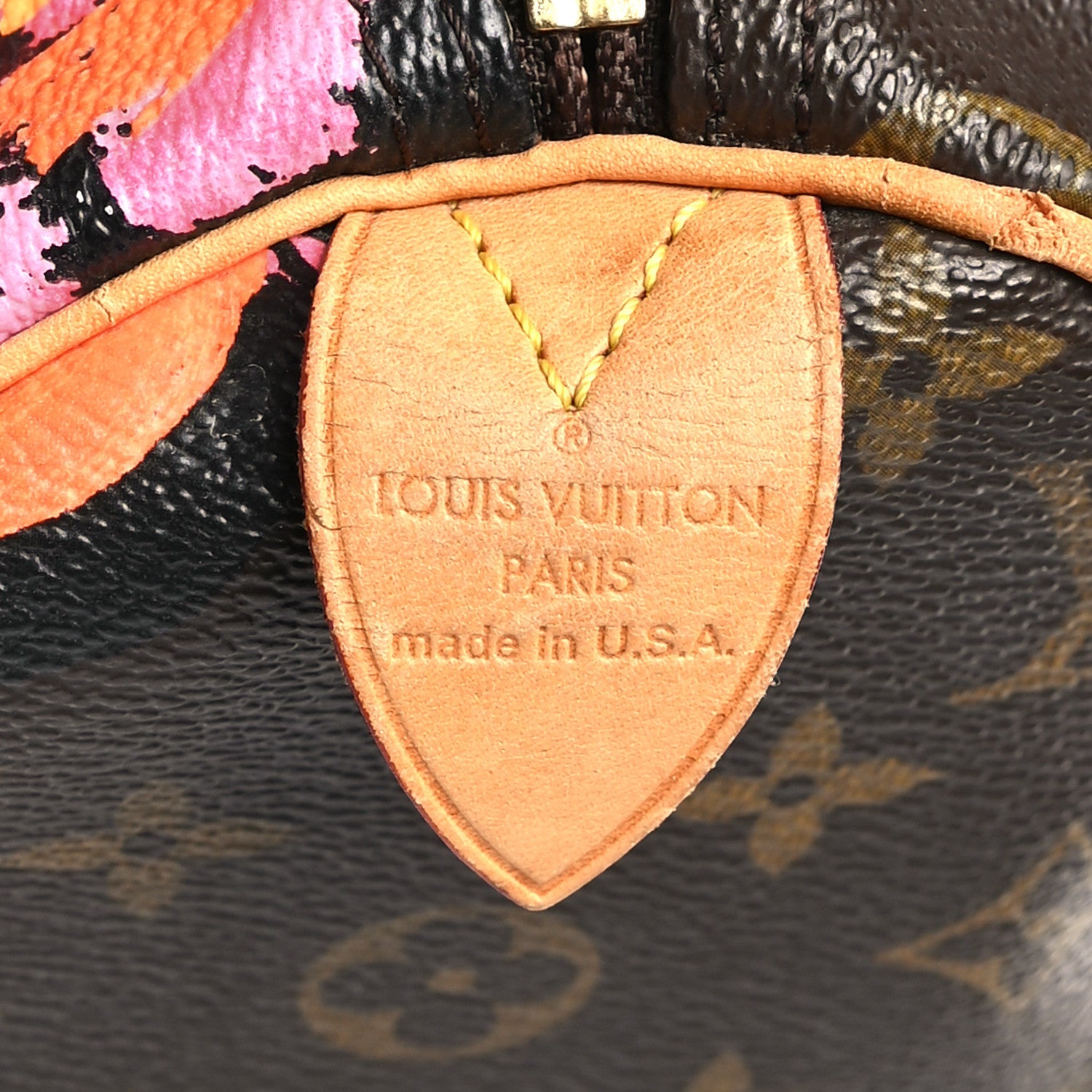 Louis Vuitton Monogram Roses Speedy 30