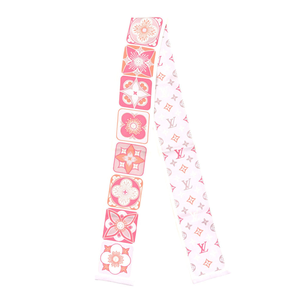Louis Vuitton Silk Kamonogram Bandeau Corail