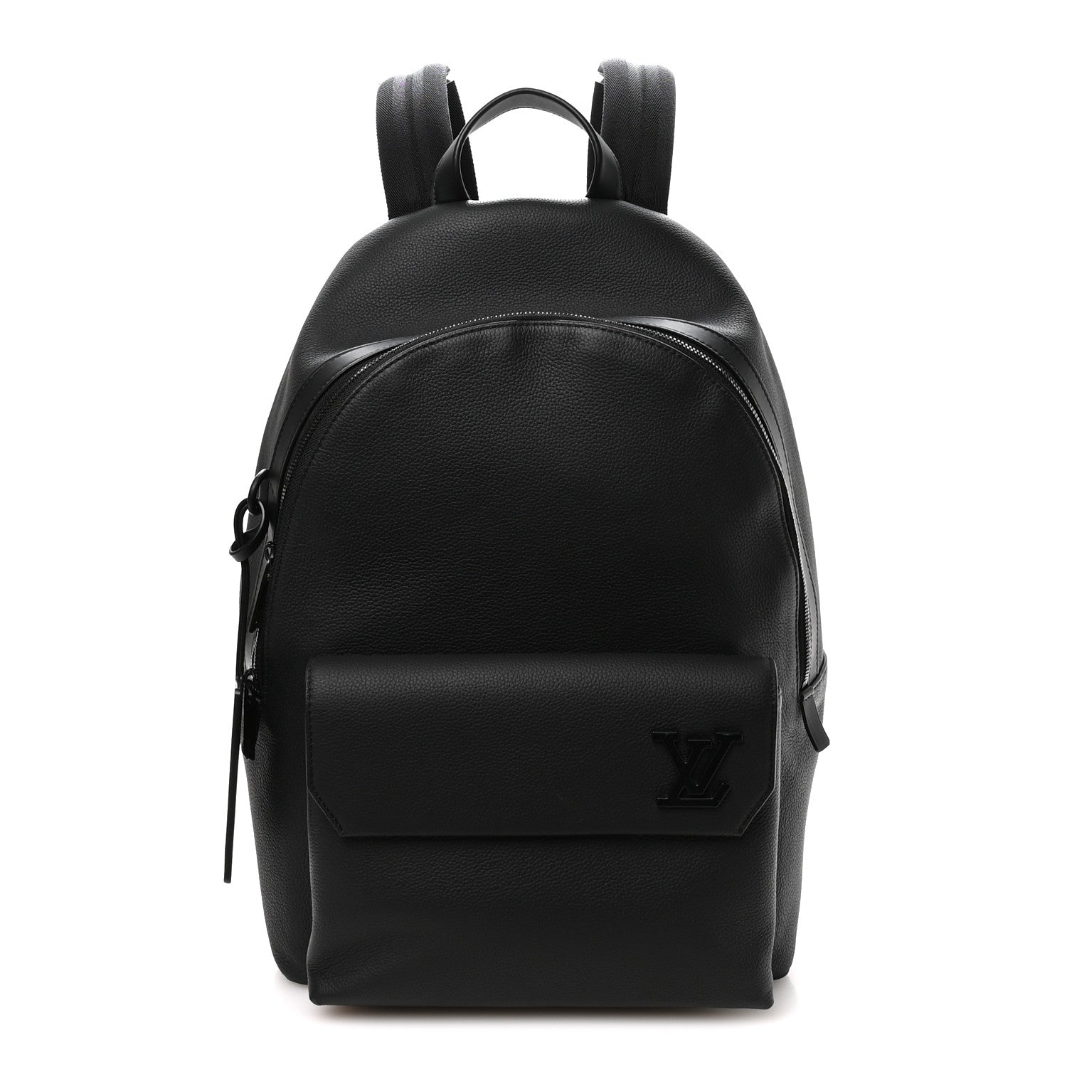 Louis Vuitton Grained Calfskin Aerogram Takeoff Backpack Black