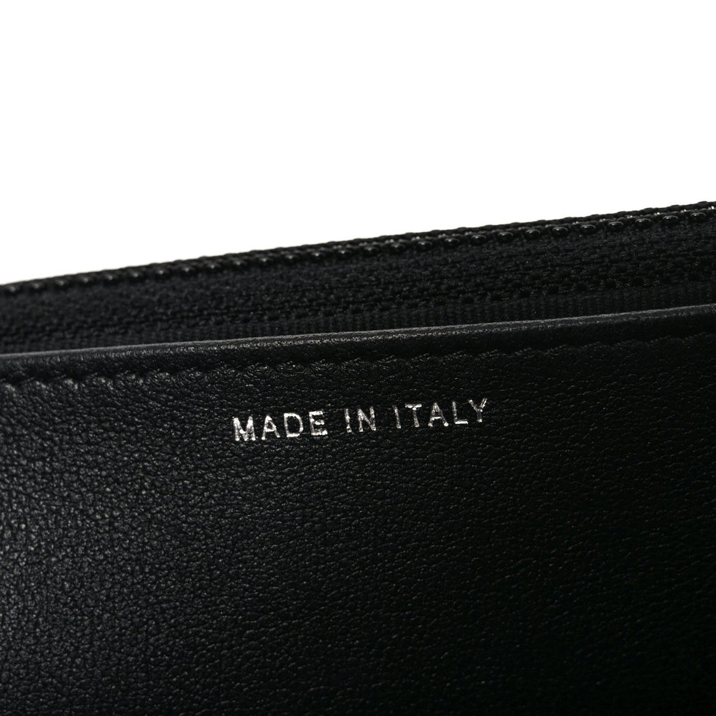 Chanel Lambskin Quilted Trendy CC Wallet On Chain WOC So Black