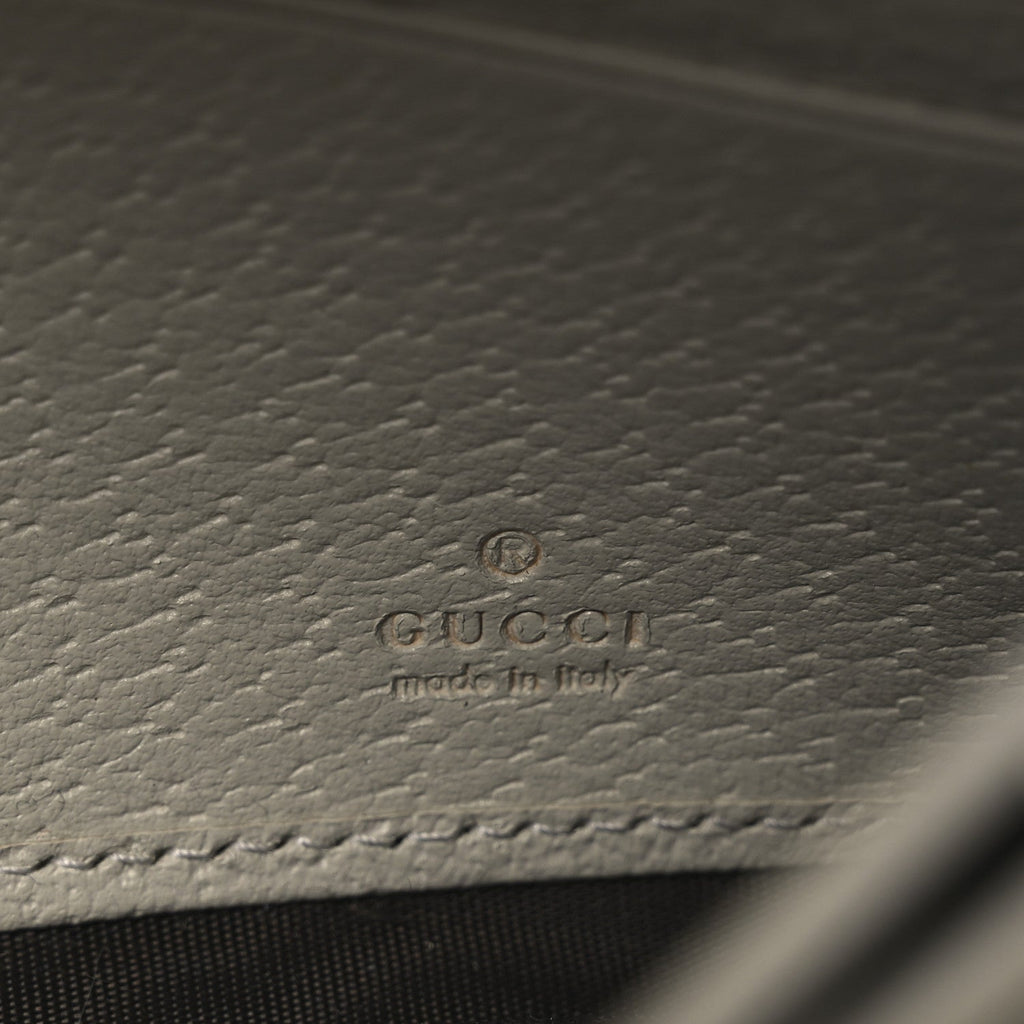 Gucci GG Supreme Monogram Flora Web Ophidia Continental Wallet White