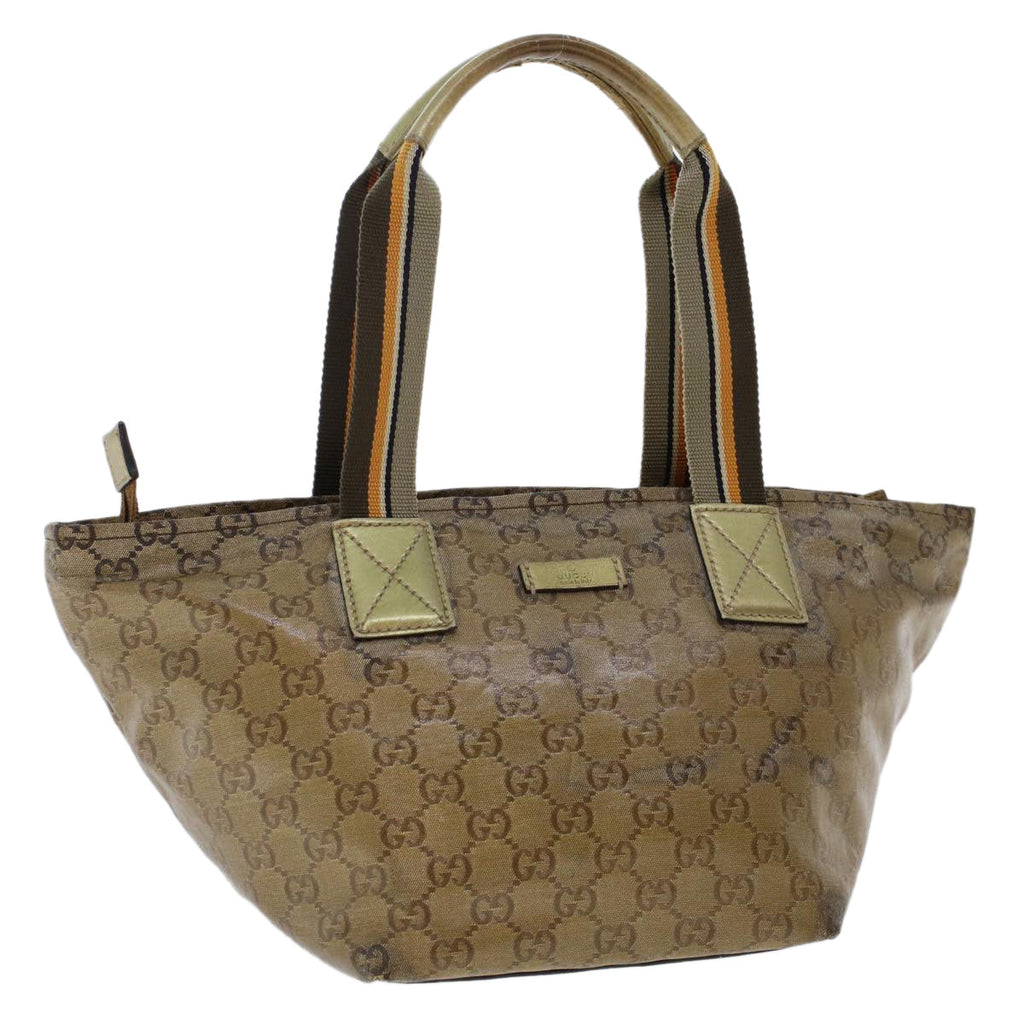 GUCCI GG Canvas Shoulder Bag Beige 131228  47214