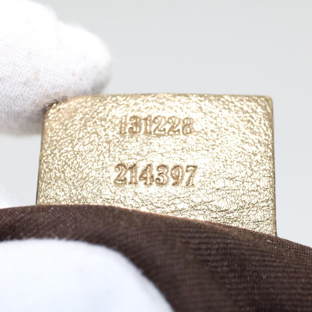 GUCCI GG Canvas Shoulder Bag Beige 131228  47214