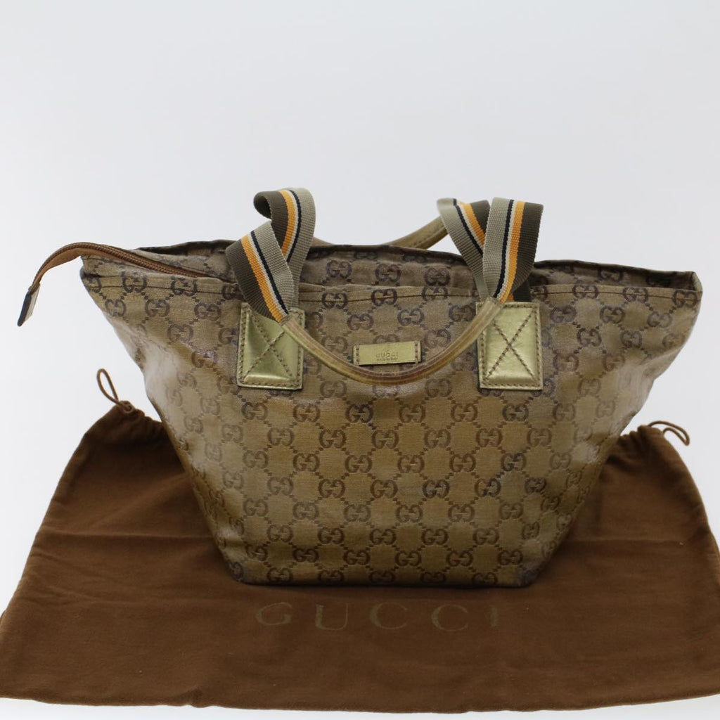 GUCCI GG Canvas Shoulder Bag Beige 131228  47214