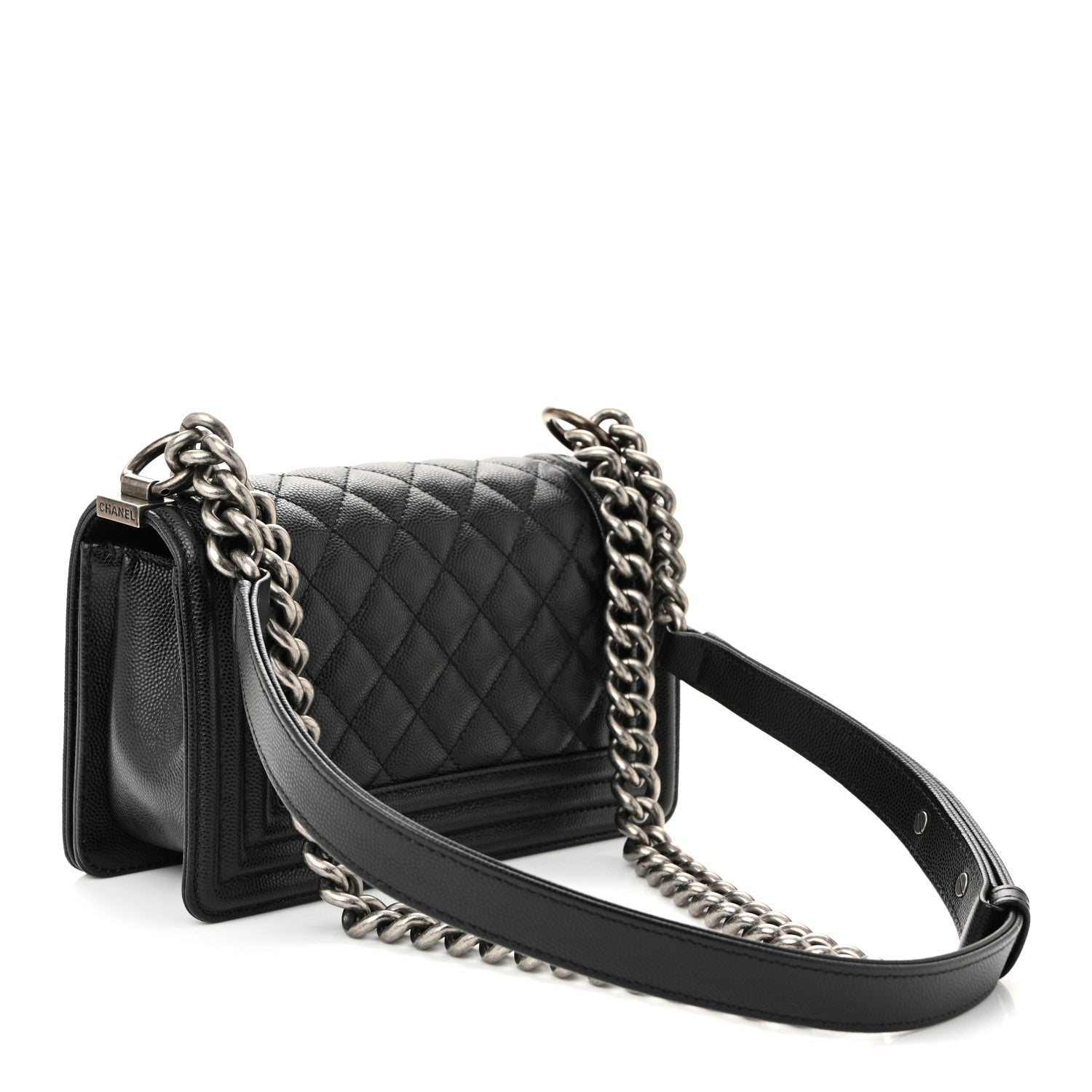 Chanel Caviar Quilted Small Boy Flap Black