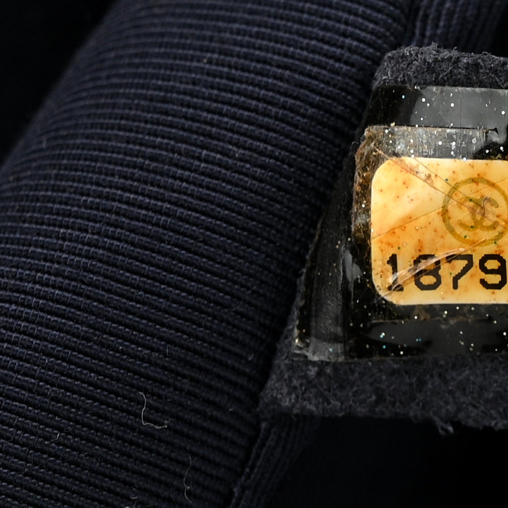 Chanel Patent New Medium Boy Reverso Flap Navy