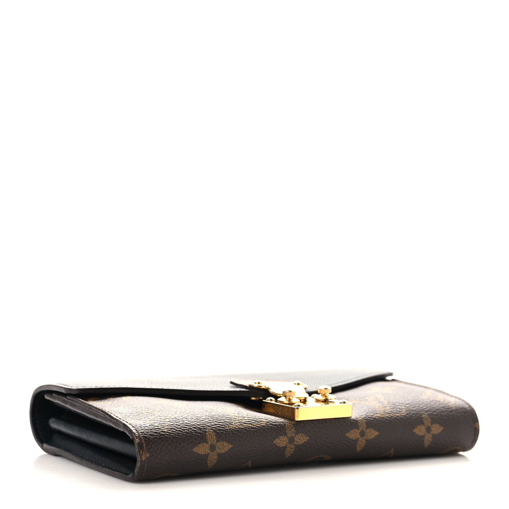 Louis Vuitton Monogram Pallas Wallet Black