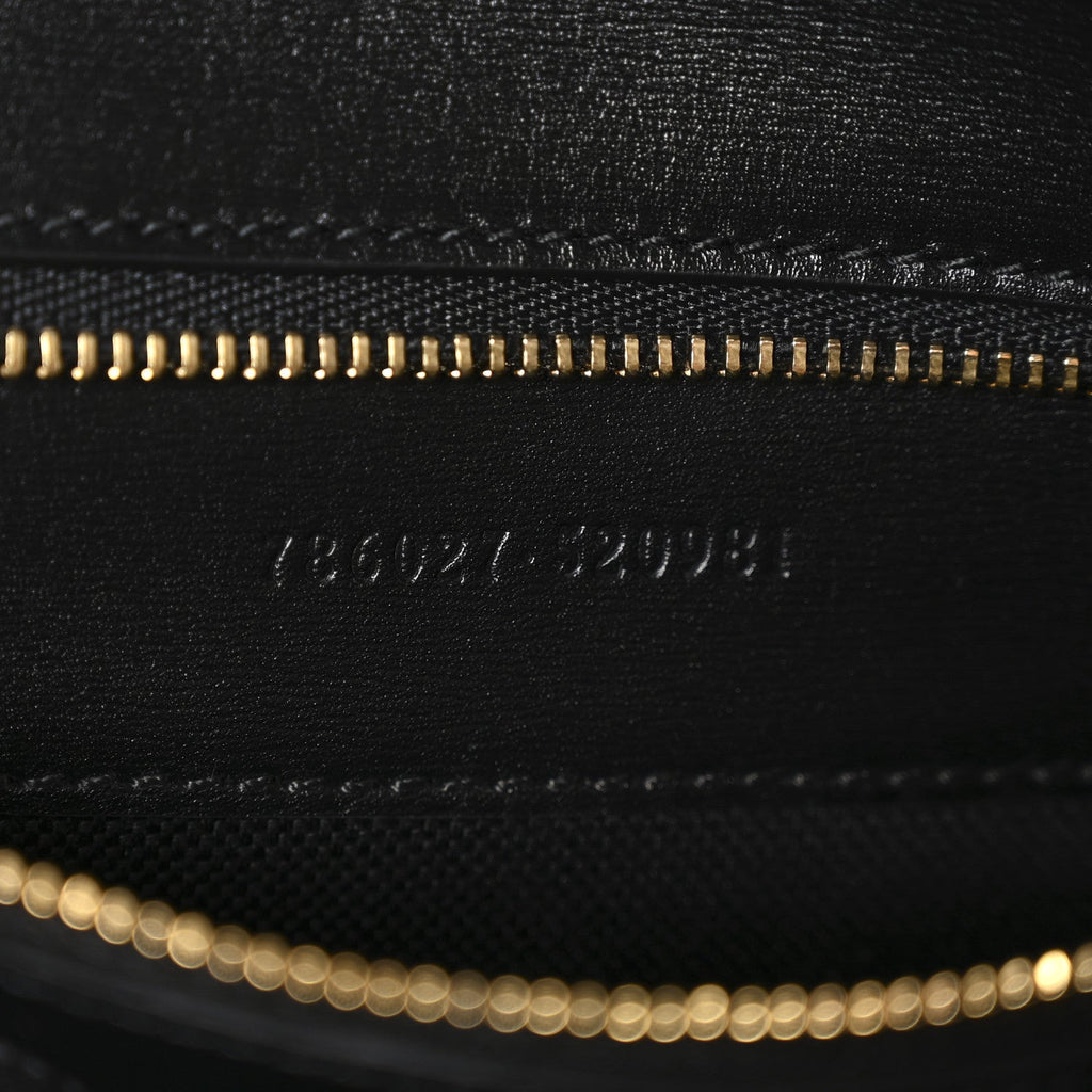 Gucci GG Monogram Small Luce Shoulder Bag Black