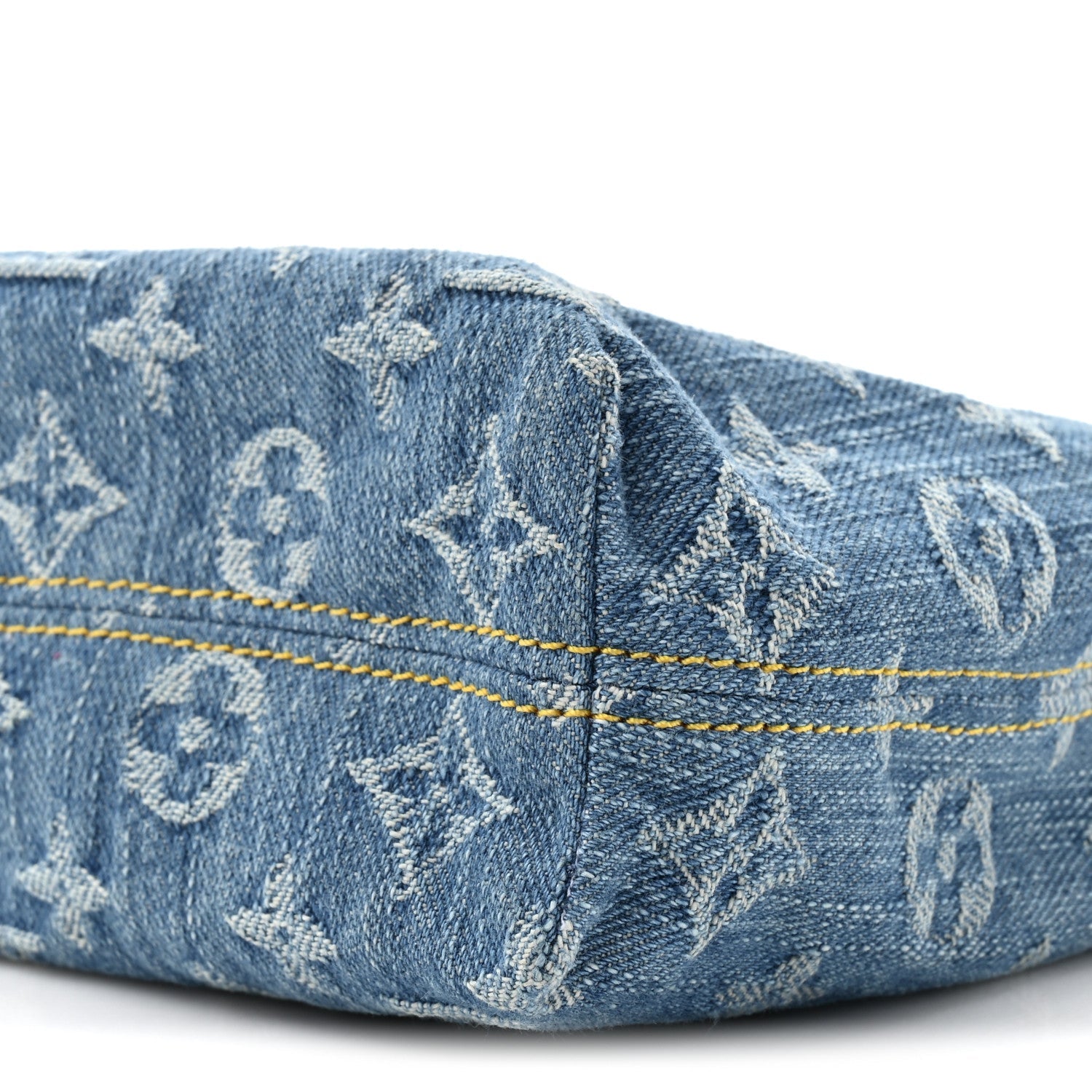 Louis Vuitton Monogram Denim Hills Pochette Blue