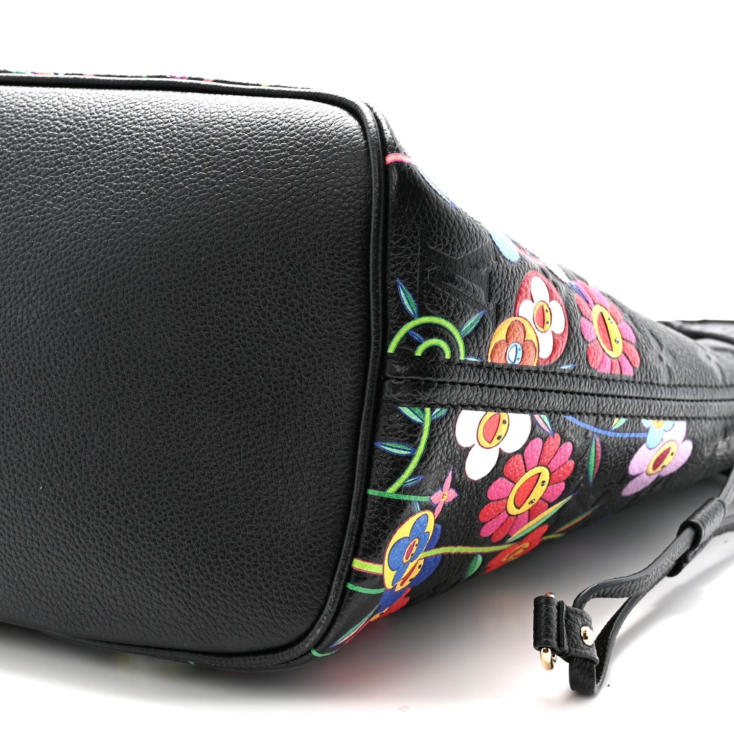 Louis Vuitton LV X TM Empreinte Flowers Neverfull MM Black