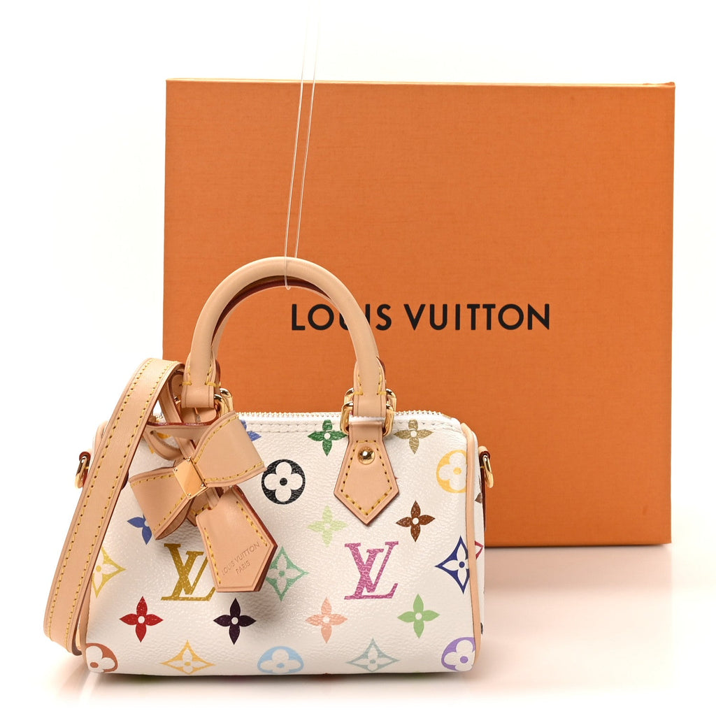 Louis Vuitton LV X TM Monogram Multicolor Nano Speedy White