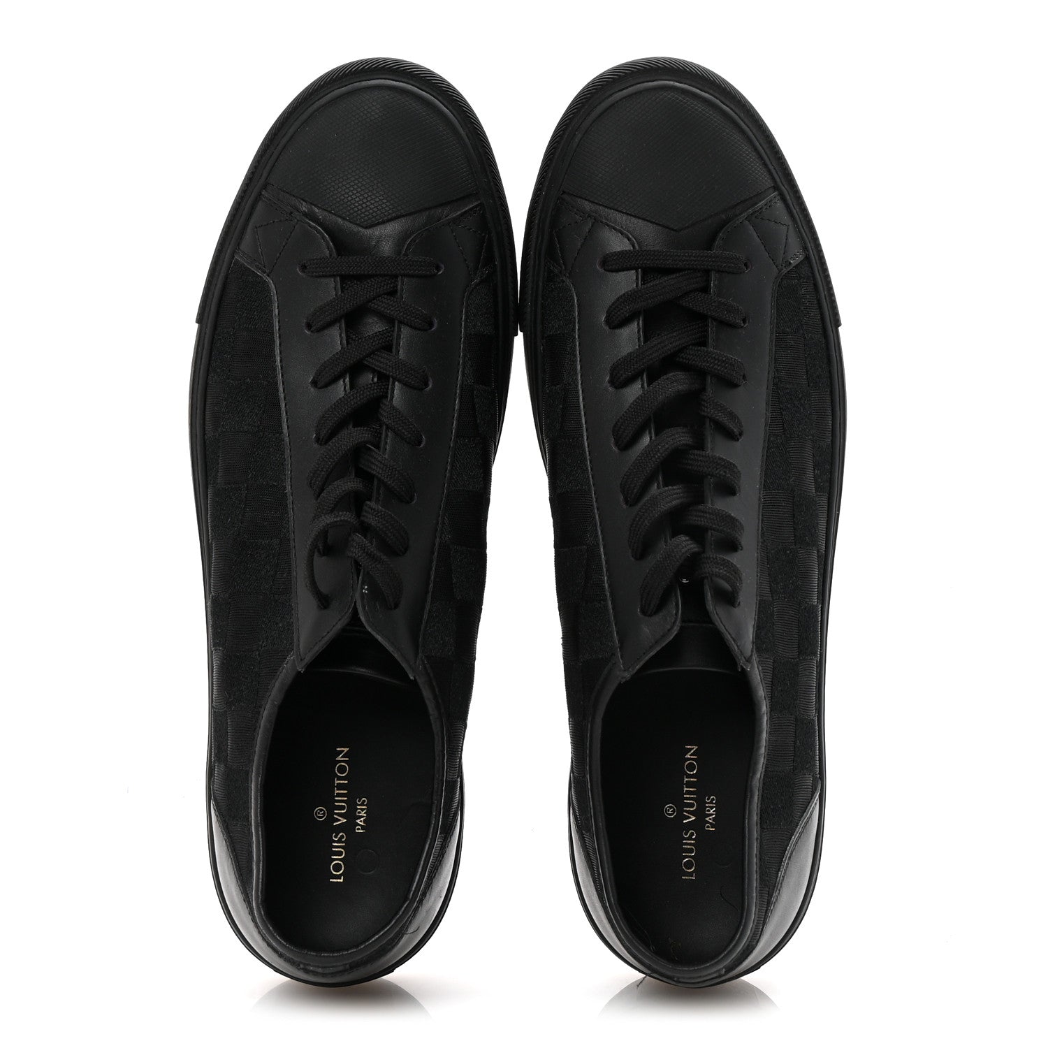 Louis Vuitton Canvas Calfskin Damier Mens Tattoo Sneakers 9
