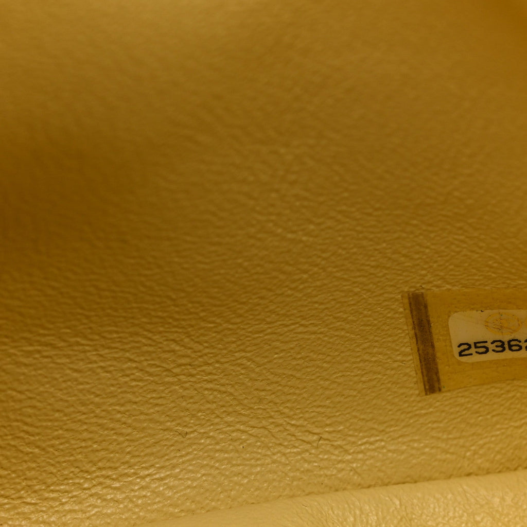 Chanel Lambskin Quilted Mini Square Flap Light Yellow