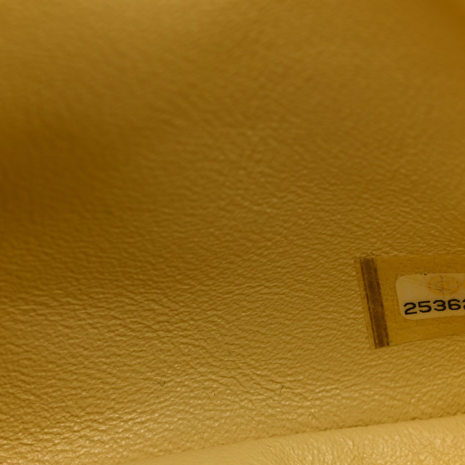 Chanel Lambskin Quilted Mini Square Flap Light Yellow