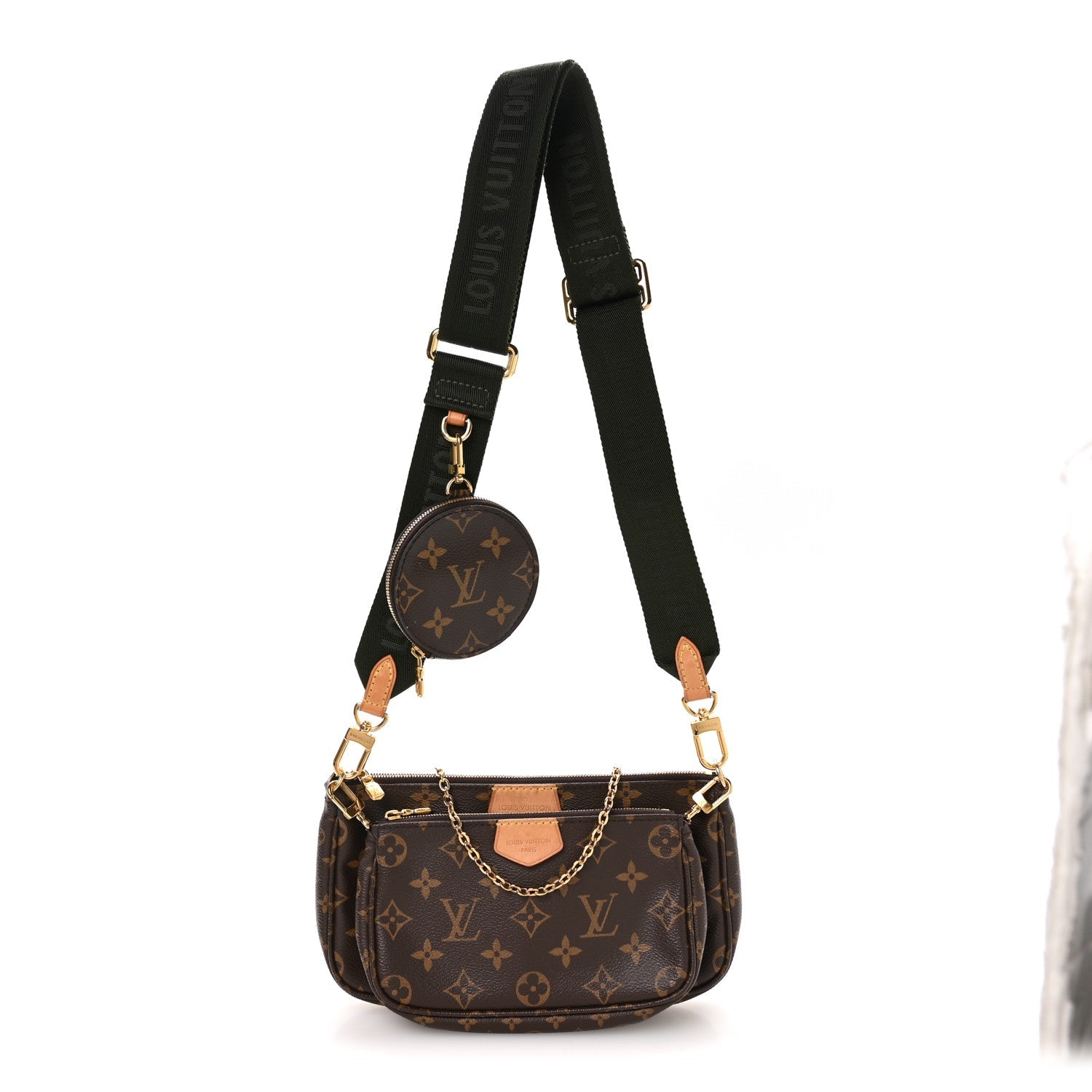Louis Vuitton Monogram Multi Pochette Accessories Kaki