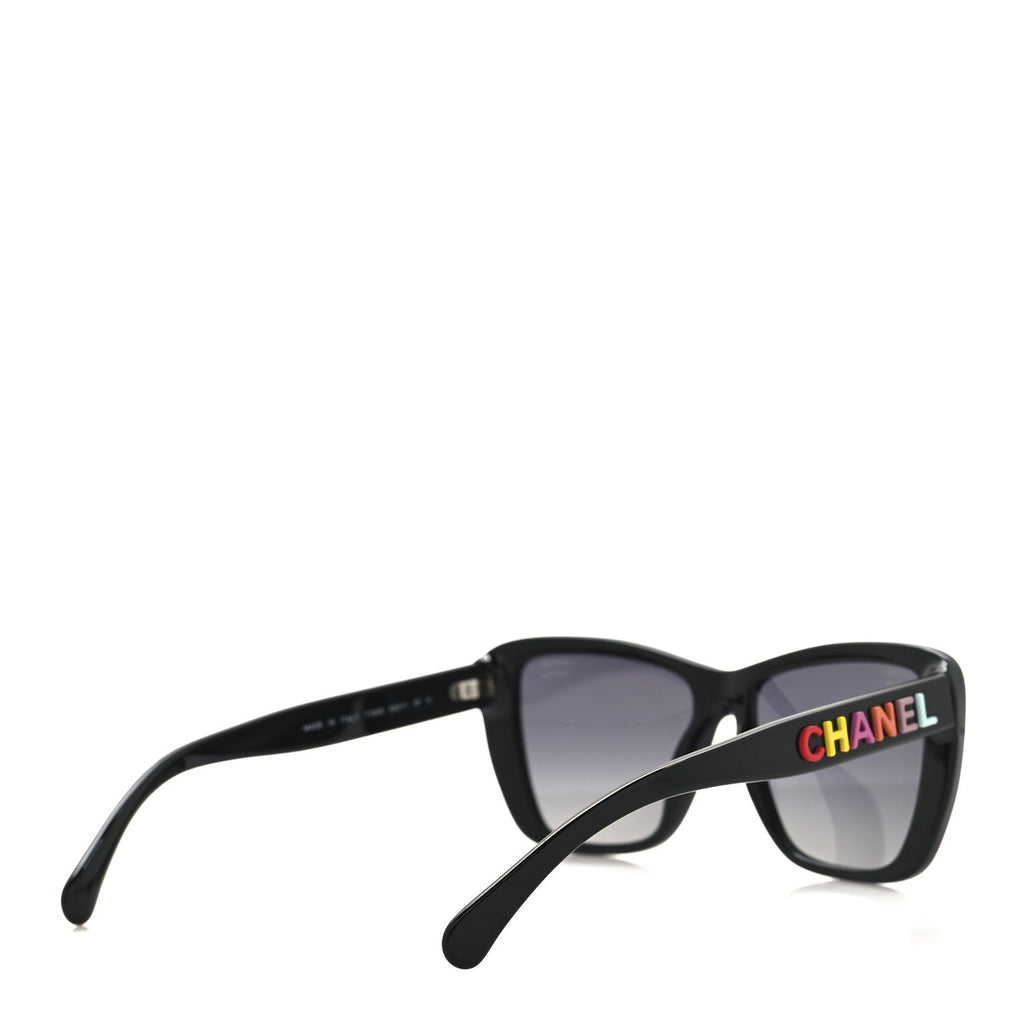 Acetate Polarized Butterfly Sunglasses 71548 Black