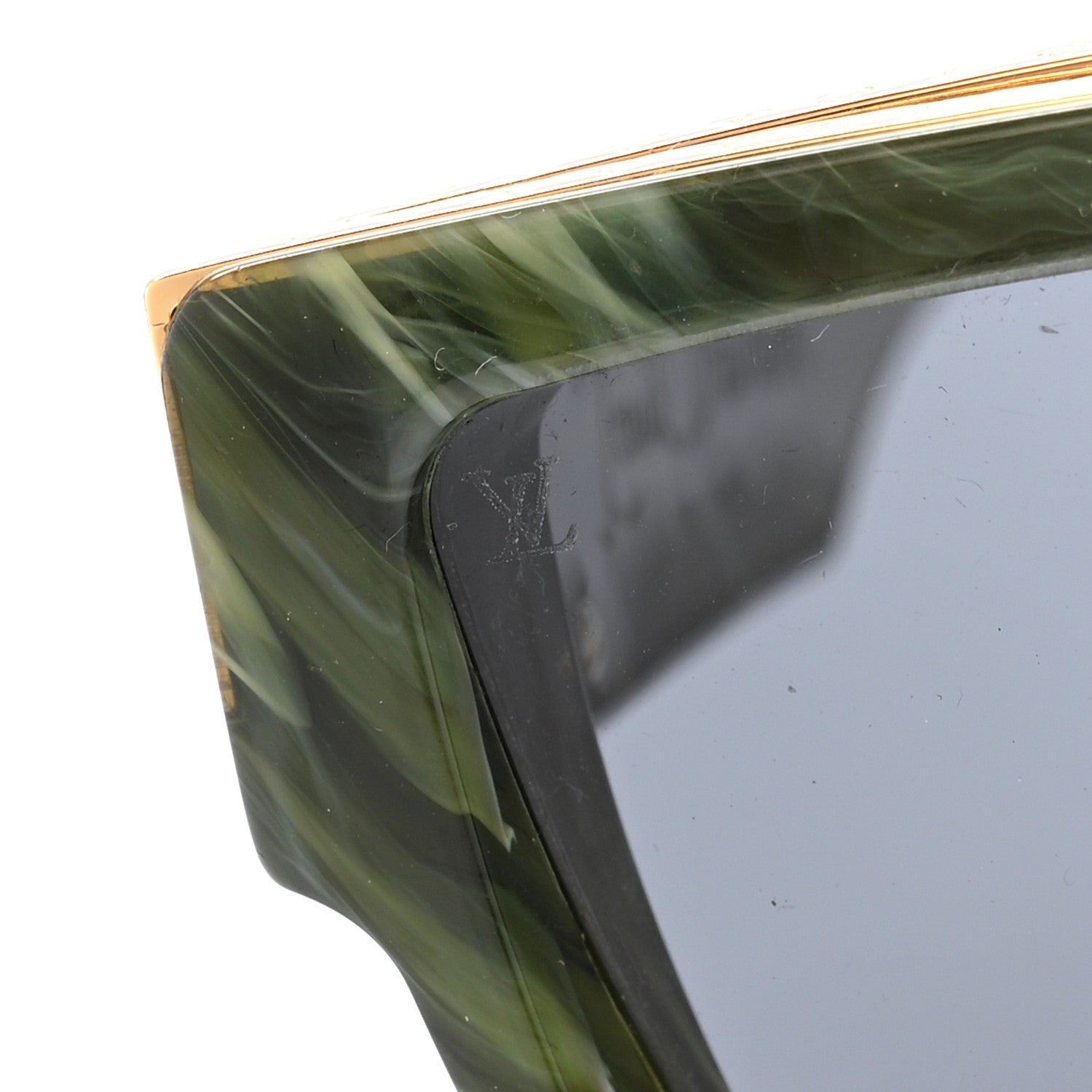 Louis Vuitton Acetate 1.1 Millionaires Z1167E Sunglasses Green Marble