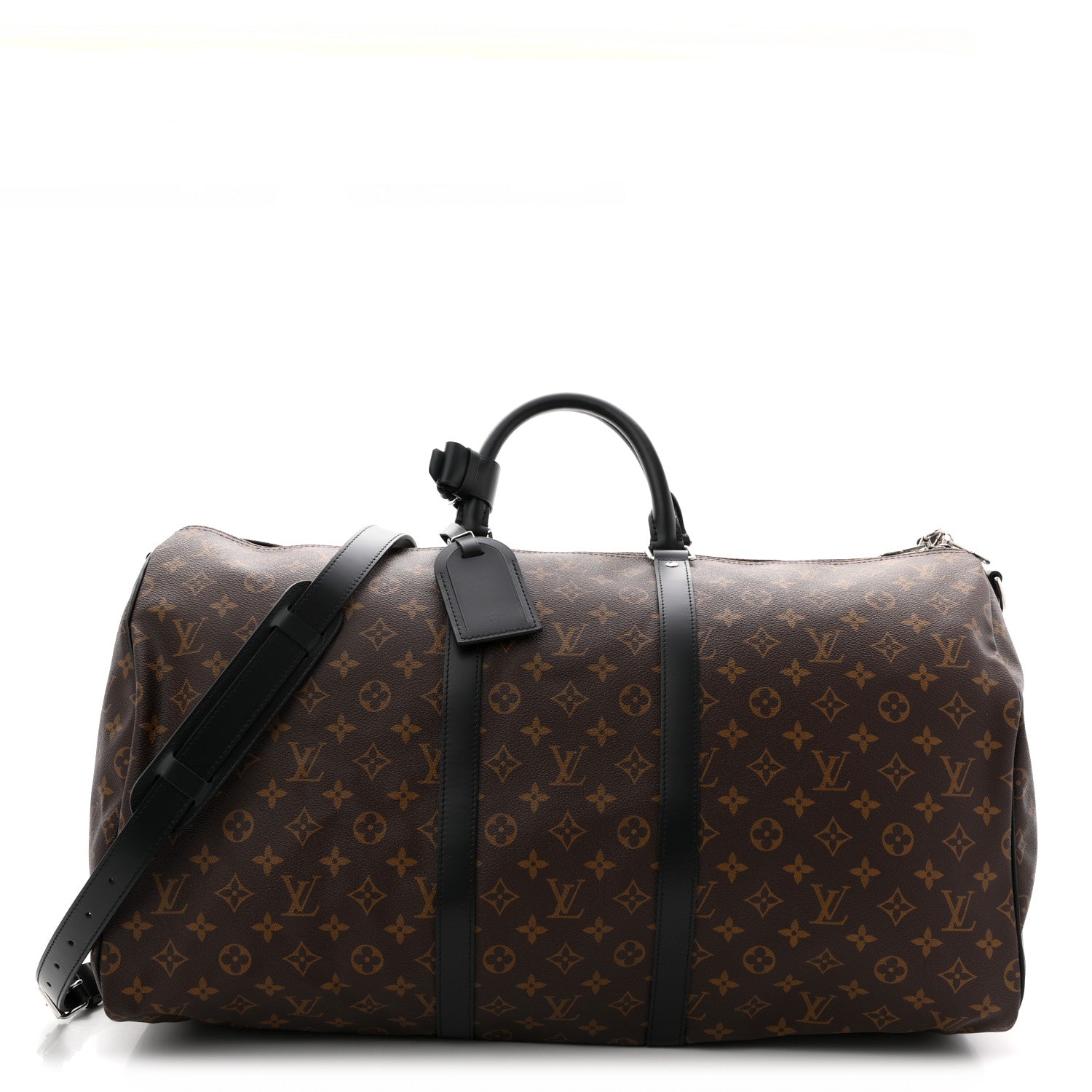 Louis Vuitton Monogram Macassar Keepall Bandouliere 55