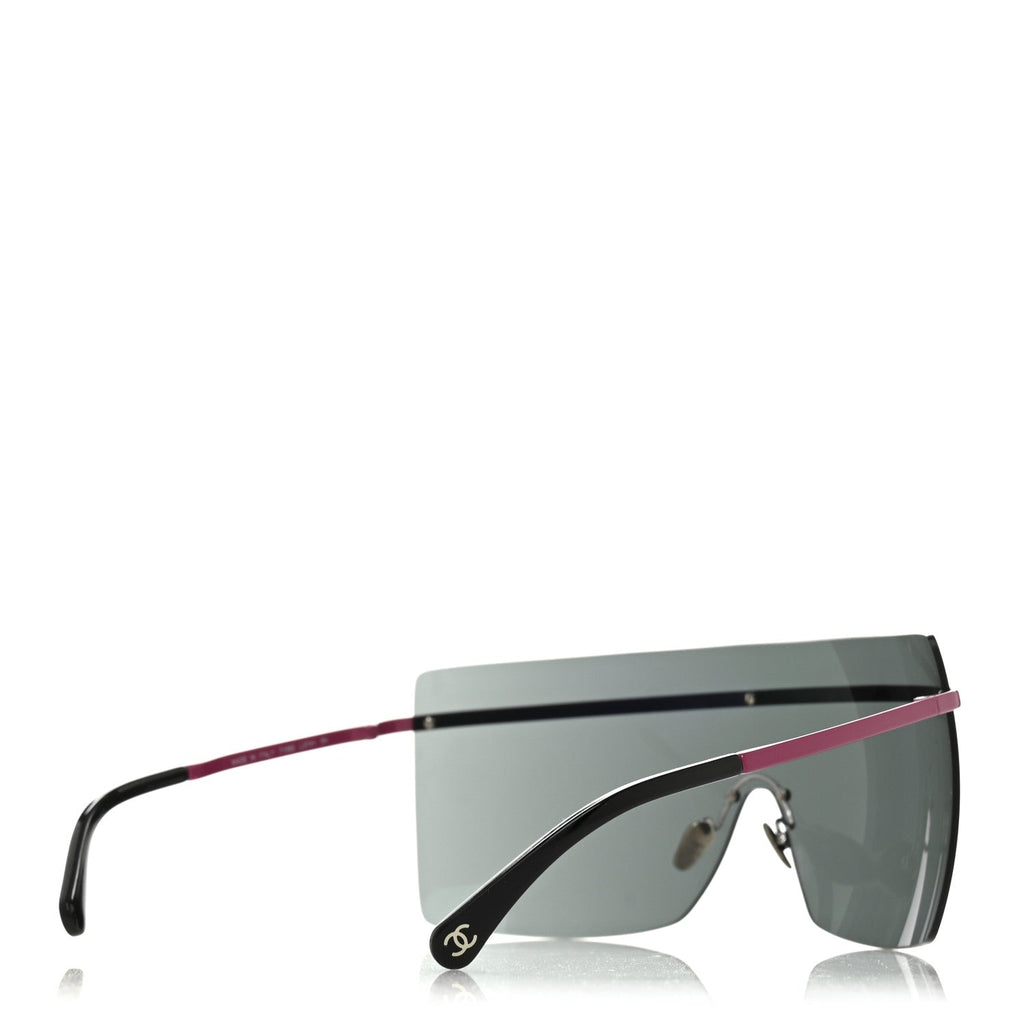 Metal Shield Sunglasses L3741 Pink