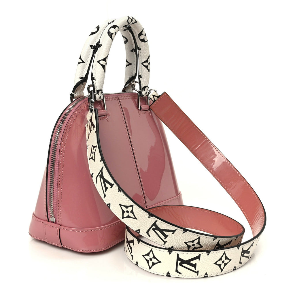 Louis Vuitton Patent Monogram Alma BB Rose Blush