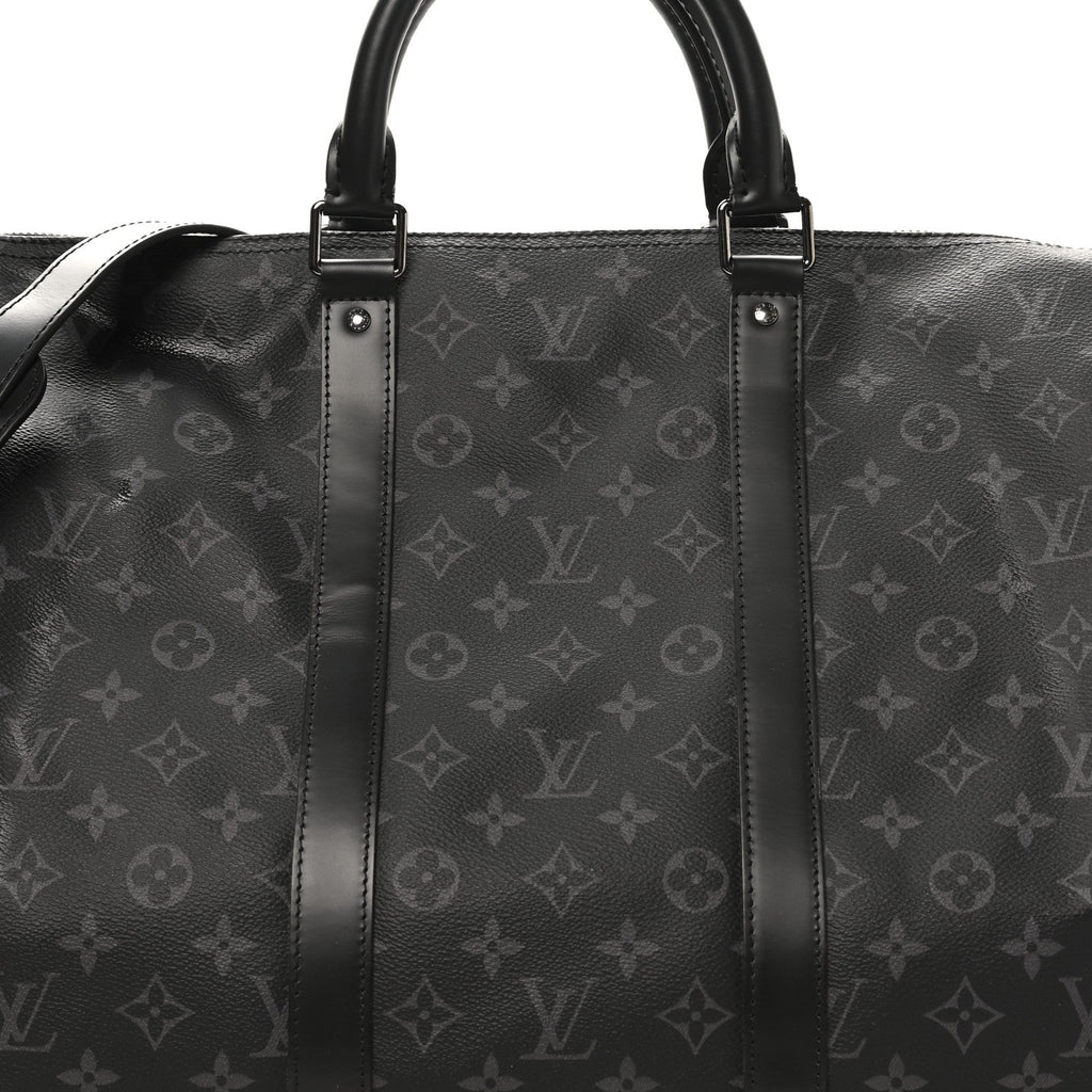 Louis Vuitton Monogram Eclipse Keepall Bandouliere 55