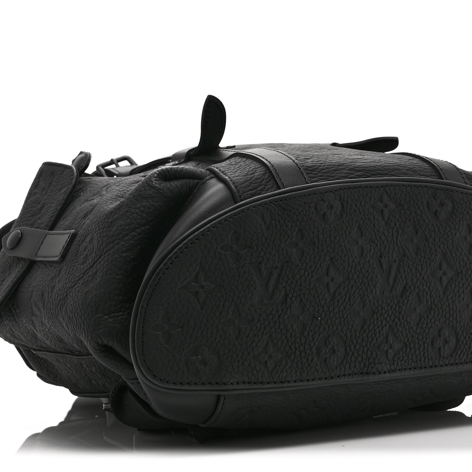 Louis Vuitton Taurillon Monogram Christopher PM Backpack Black