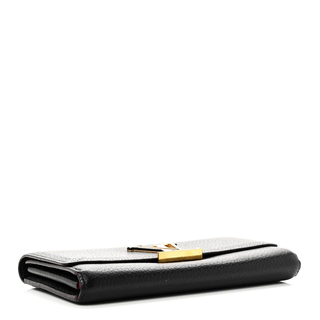Louis Vuitton Taurillon Capucines Wallet Black