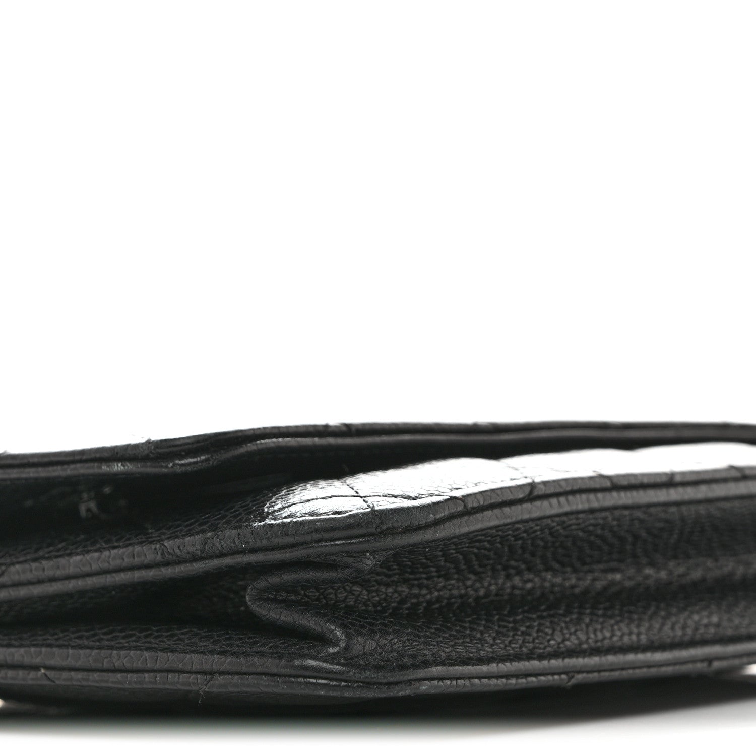 Chanel Caviar Quilted Wallet On Chain WOC Black
