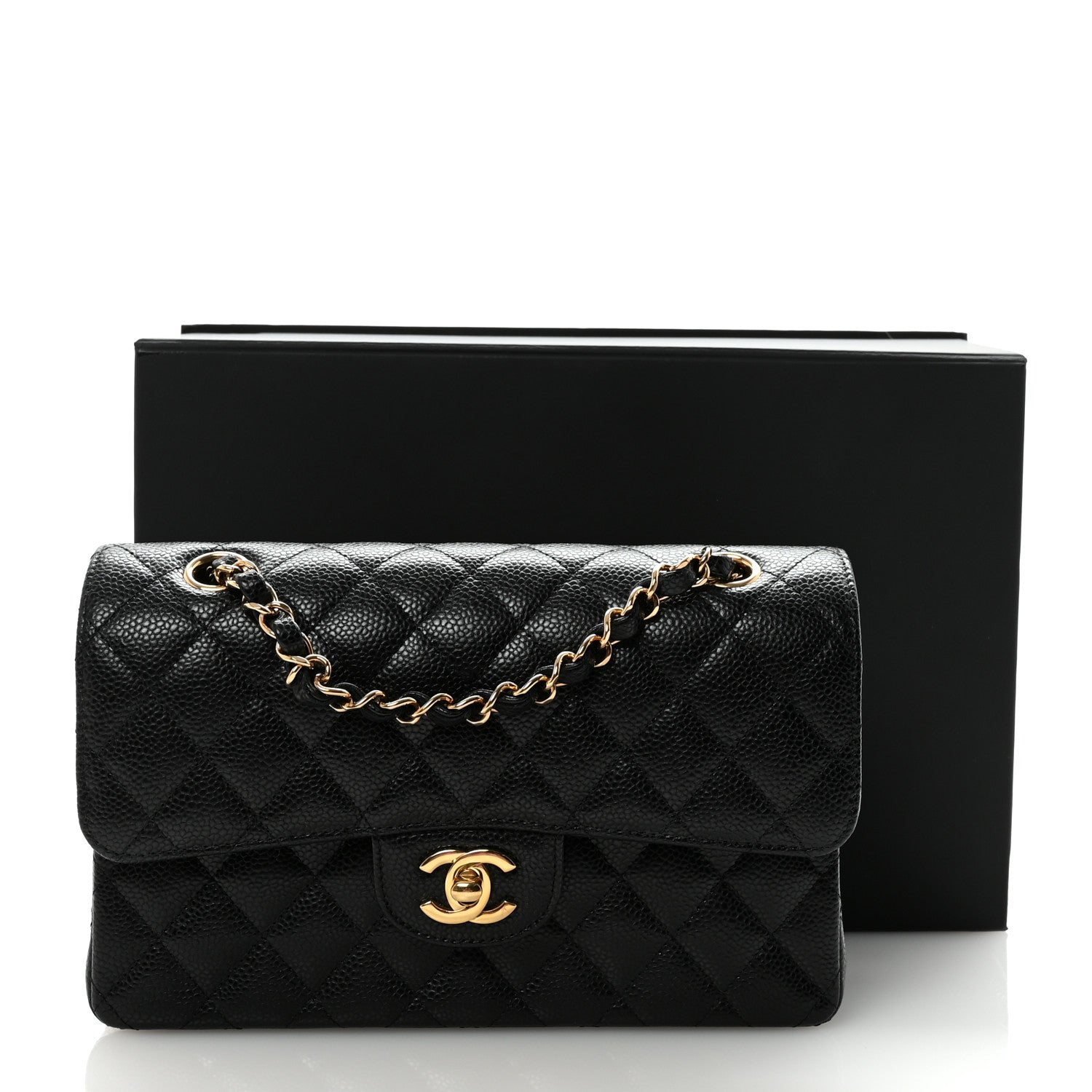 Chanel Caviar Quilted Small Double Flap Black