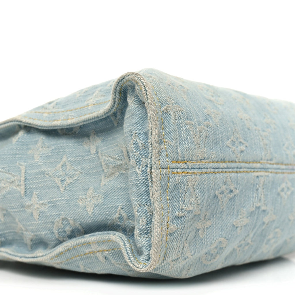 Louis Vuitton Monogram Washed Denim Let Go PM Sky Blue