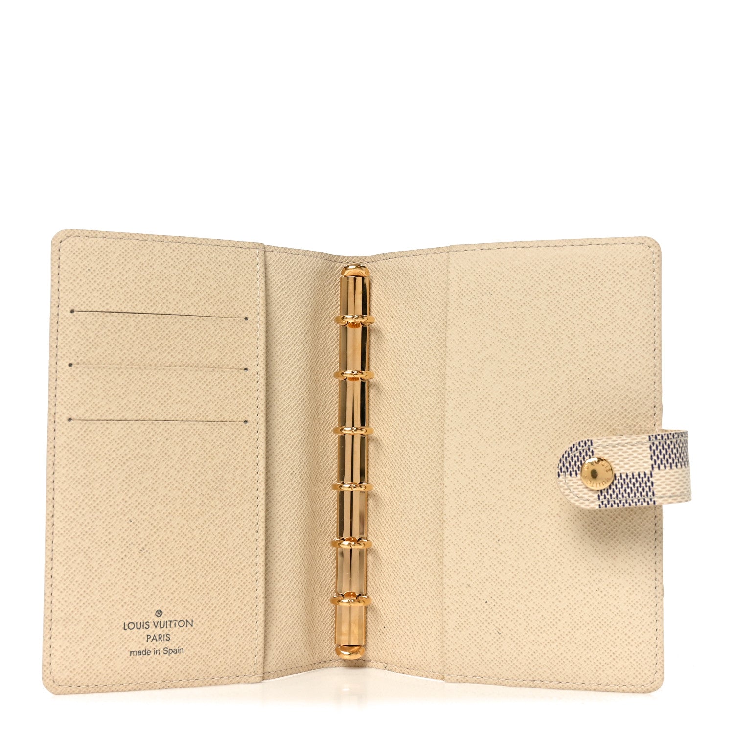Louis Vuitton Damier Azur Small Ring Agenda Cover
