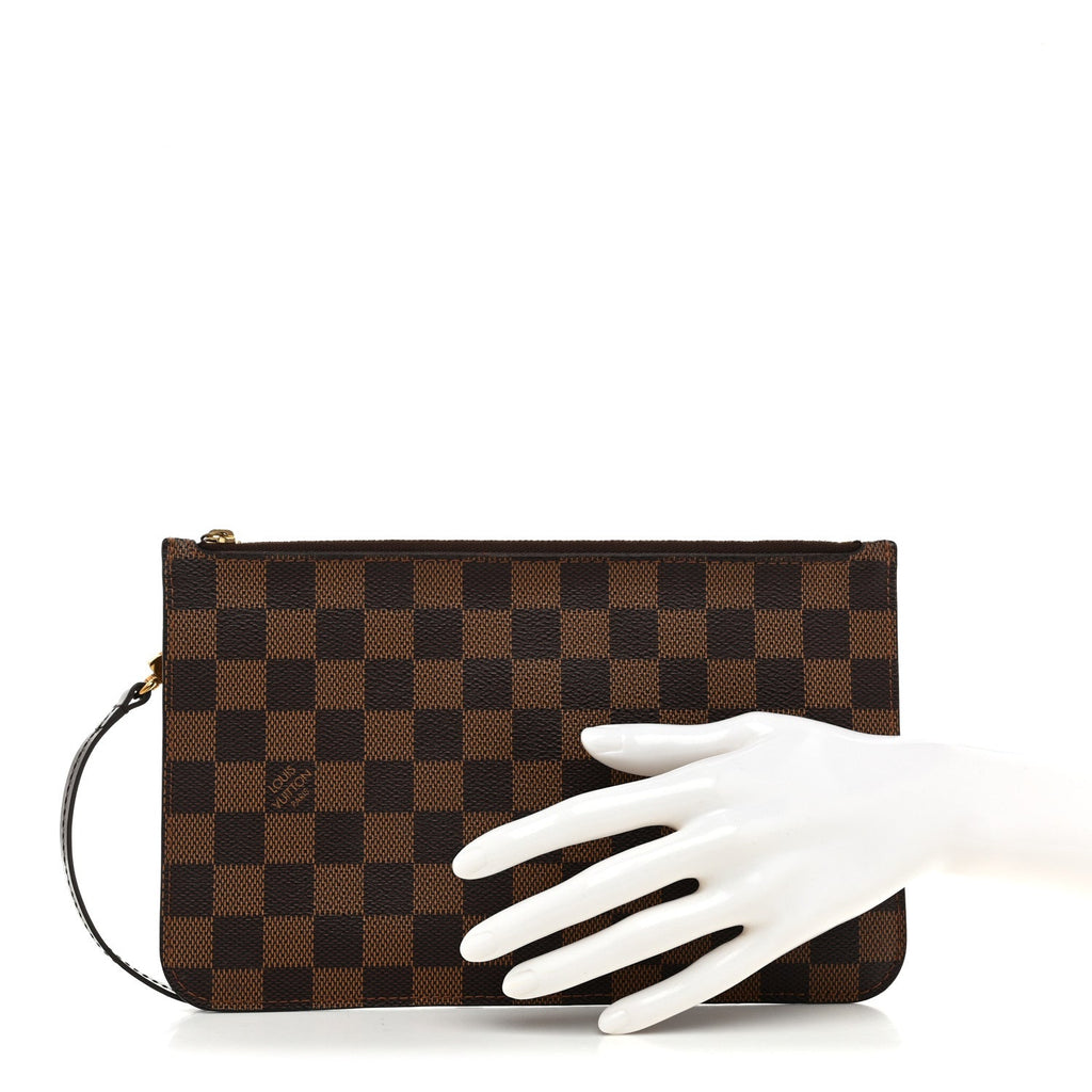 Louis Vuitton Damier Ebene Neverfull MM GM Pochette