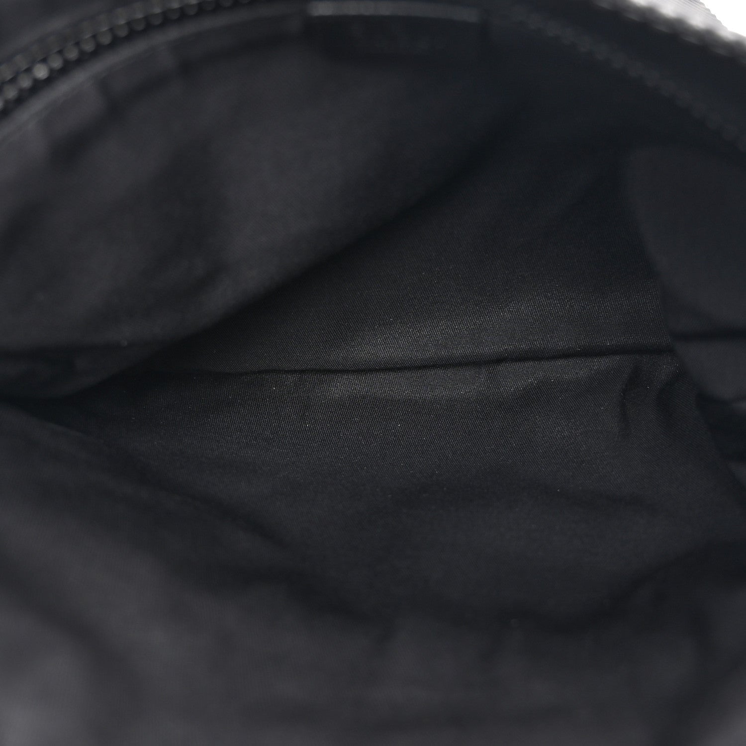 Gucci Nylon Monogram Small Flat Messenger Bag Black