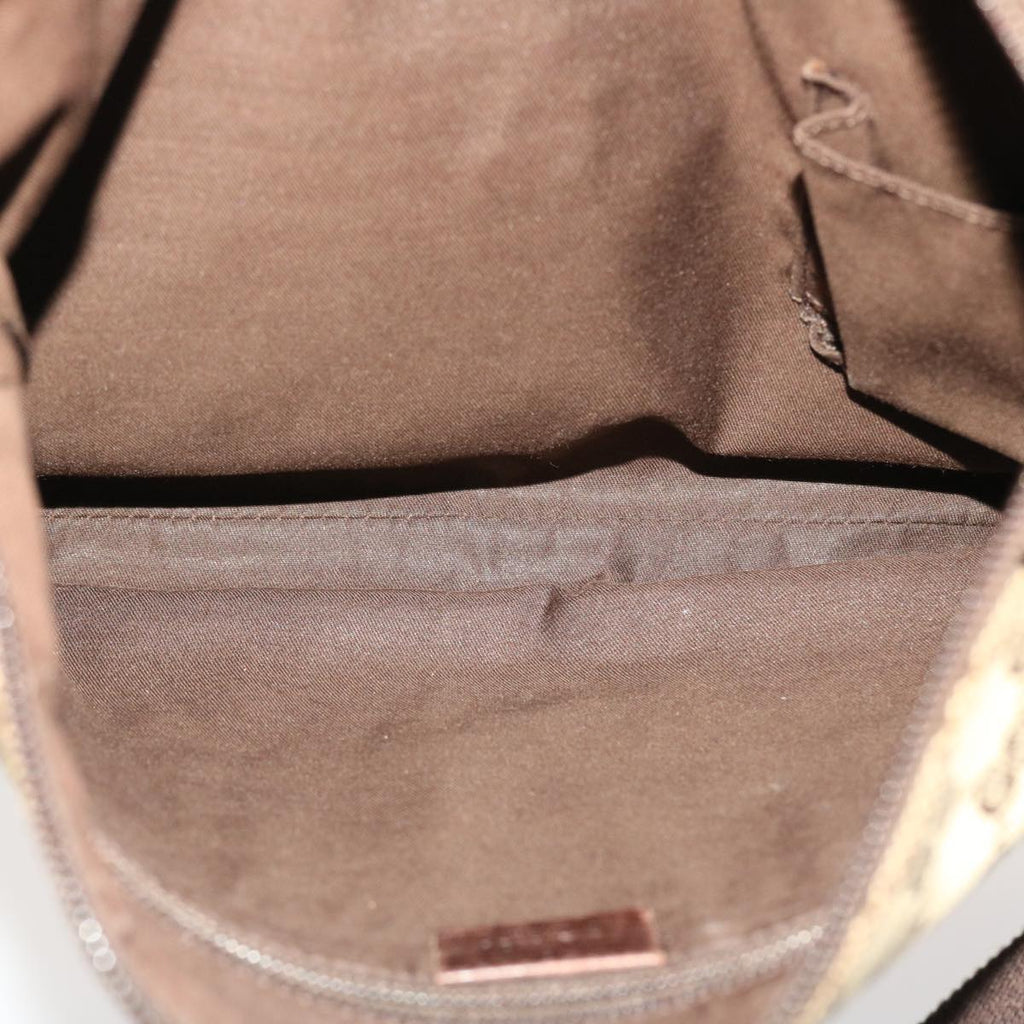GUCCI GG Canvas Shoulder Bag Beige 145857  47690